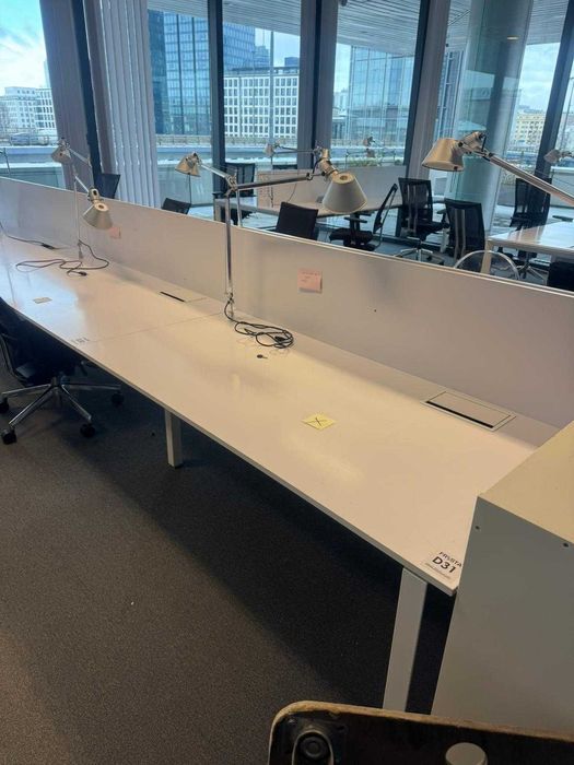 Biurko bench wielostanowiskowy 160x80 biurka stoły biuro dom hotel