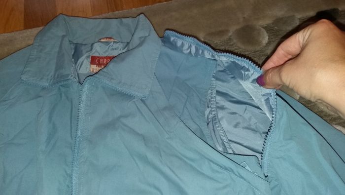 Niebieska kurtka/kamizelka Carry