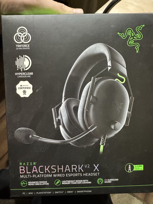 Навушники Razer Blackshark V2 X Black