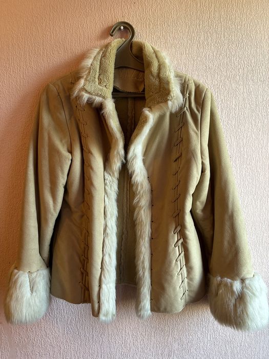 Женская дубленка на осень