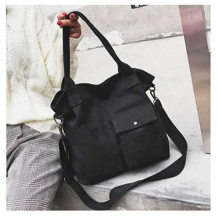 Сумка шоппер женский черный (RN-120)