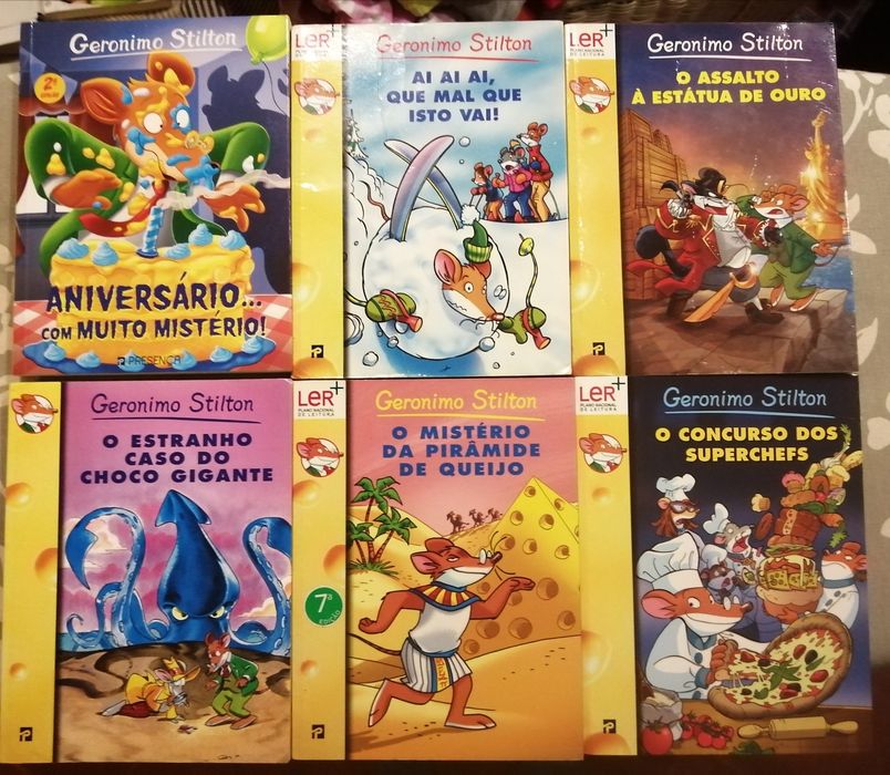 Livros Geronimo Stilton. PNL