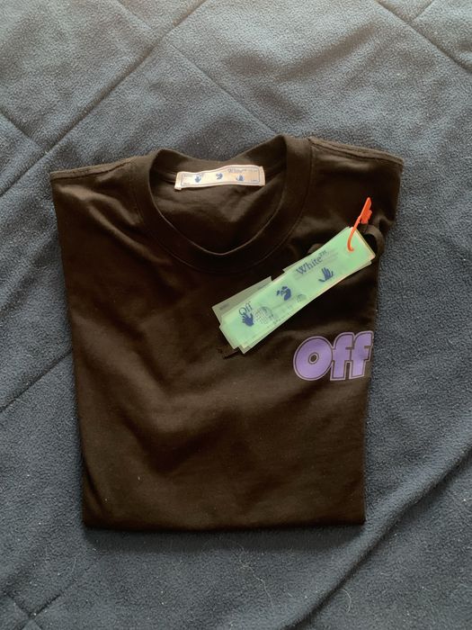 T-shirt Off White Black Size S