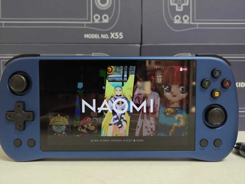 Ігрова портативна Приставка Powkiddy X55 на 21000 игр PSP Play Station