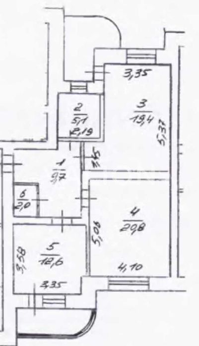 Продам 2кім.квартиру, 77кв.м., Солом'янський район Чоколівка вул.Донецька,37/19
