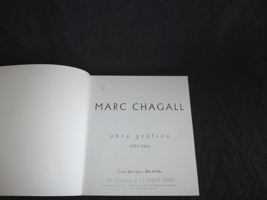 Livro Marc Chagall Obra gráfica 1951 a 1964