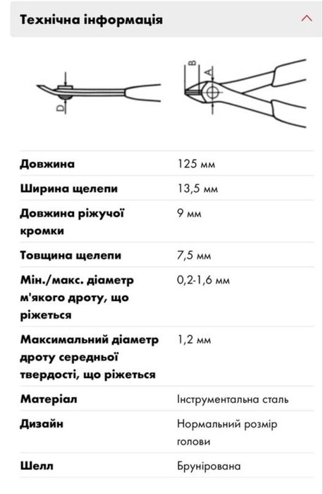 Кусачки бокорізи Wurth оригінал. Нові | професійні | Німеччина