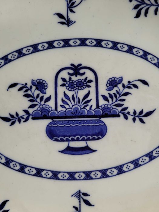 Stary przedwojenny fajansowy półmisek Delft