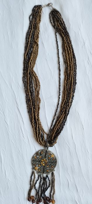 Бижутерия подвеска ожерелье бусы