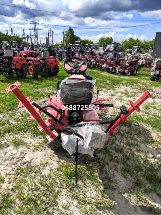 Мінітрактор МТ-192GH PRO(гідравліка) Forte Форте Переломка 4х4 (бензин) повний привід з фрезою та грунтозачепами доставка безкоштовна під самий двір