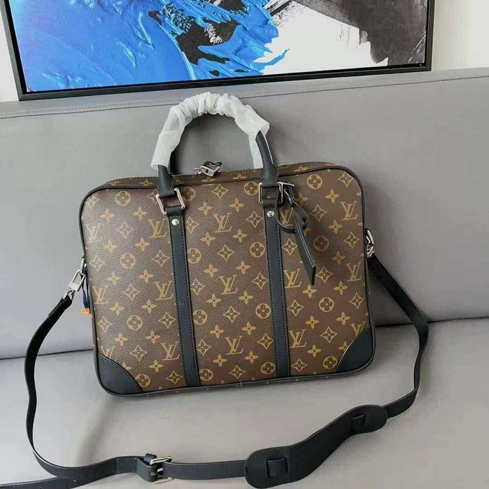 Skorzana męska torba aktówka Louis Vuitton, skóra 74-82
