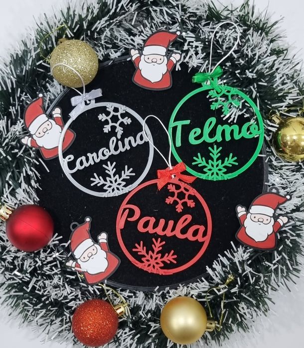 Bolas de Natal personalizadas