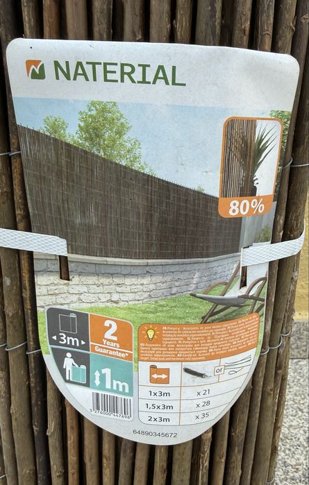 Cerca de ocultação 3m x 1m