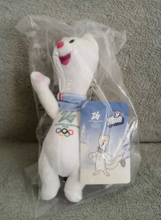 Milano Cortina 2026 талисман Tina 18 см Зимние Олимпийские игры эксклюзив Trudi