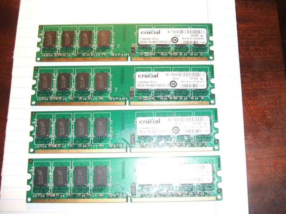 ОЗУ для пк 1gb 2gb ddr2 667mhz ddr1 400mhz