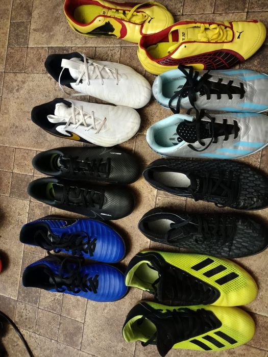 Футбольные кроссовки бутсы сороконожки футзалки 36/37 рр