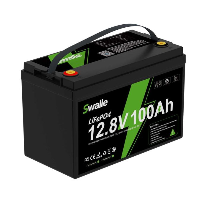 Акумулятори LiFePO4 12,8V/100AH, (1280Wh), Smart BMS, Bluetooth 5.0