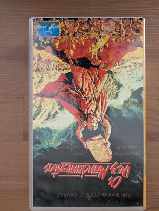 VHS " Os Dez Mandamentos " 1956 (Opt. Estado)