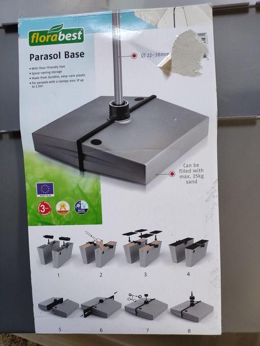 Stojak na parasol przeciwsłoneczny