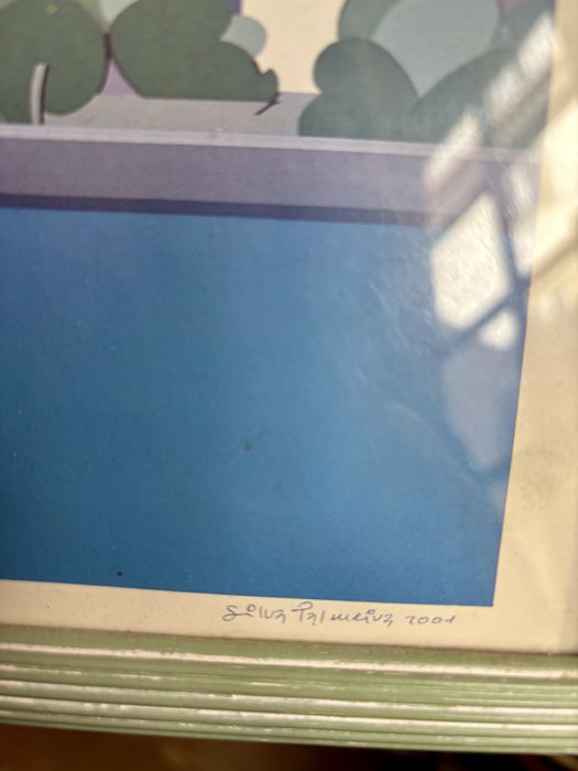 Serigrafia Silva Palmeira 2001