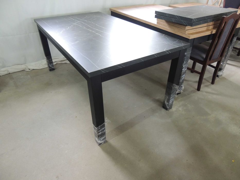 Stół Rozkładany LOFT industrialny 160-260x90 (2x50 Dostawki) EGGER