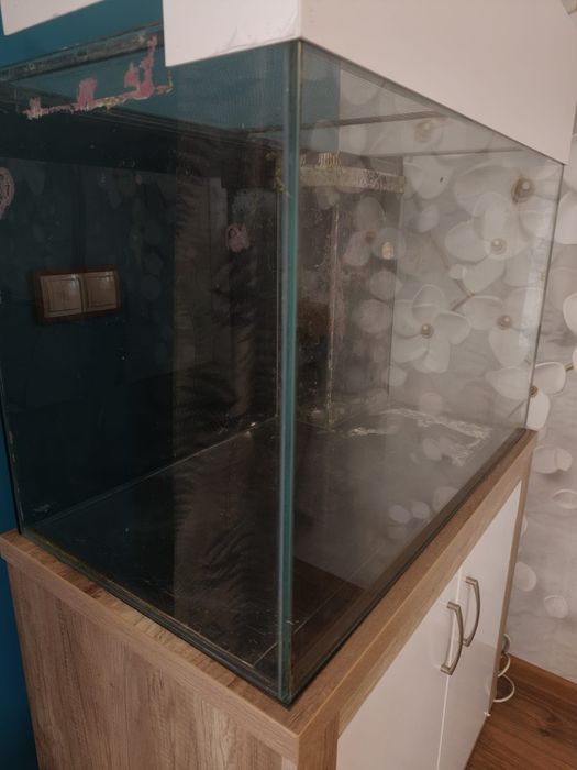Akwarium morskie 240 litrów komplet szafka