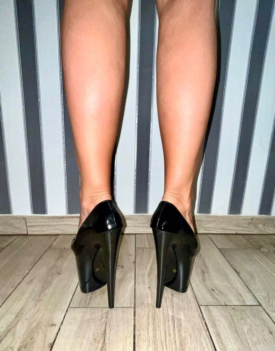 38/ OD RĘKI 43 Trans Crossdress czółenka platformy szpilki 35-46