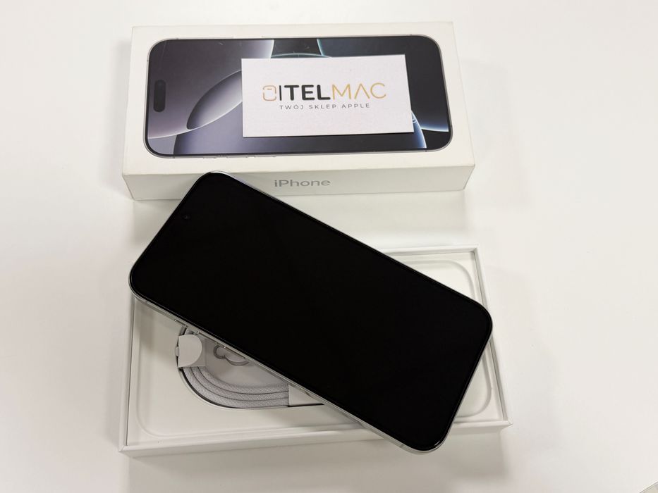 Apple iPhone 16 Pro Max 256 GB 5G • JAK NOWY BAT 100% • GW • Raty 0%