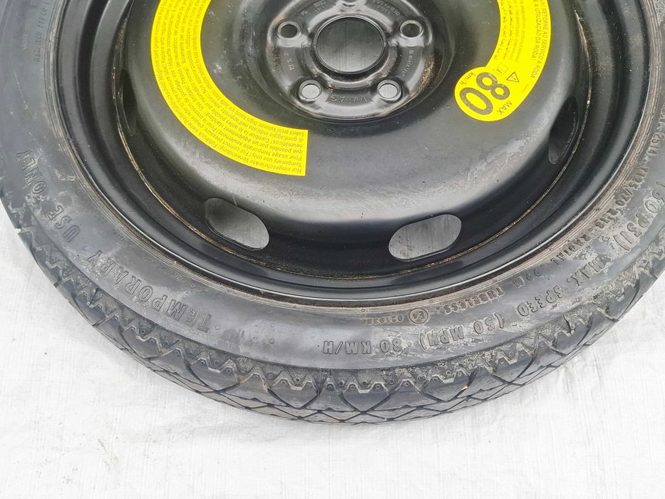 dojazdówka koło dojazdowe zapas vw golf vii 7 viii 8 seat leon iii 3 octavia iii 3 audi a3 8v0 t125/70r18 18 cali 1k0601027ap nowe