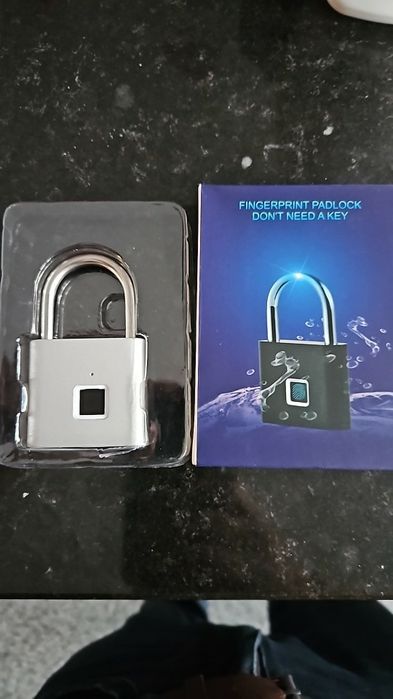 Cadeado biométrico - Impressão digital - NOVO