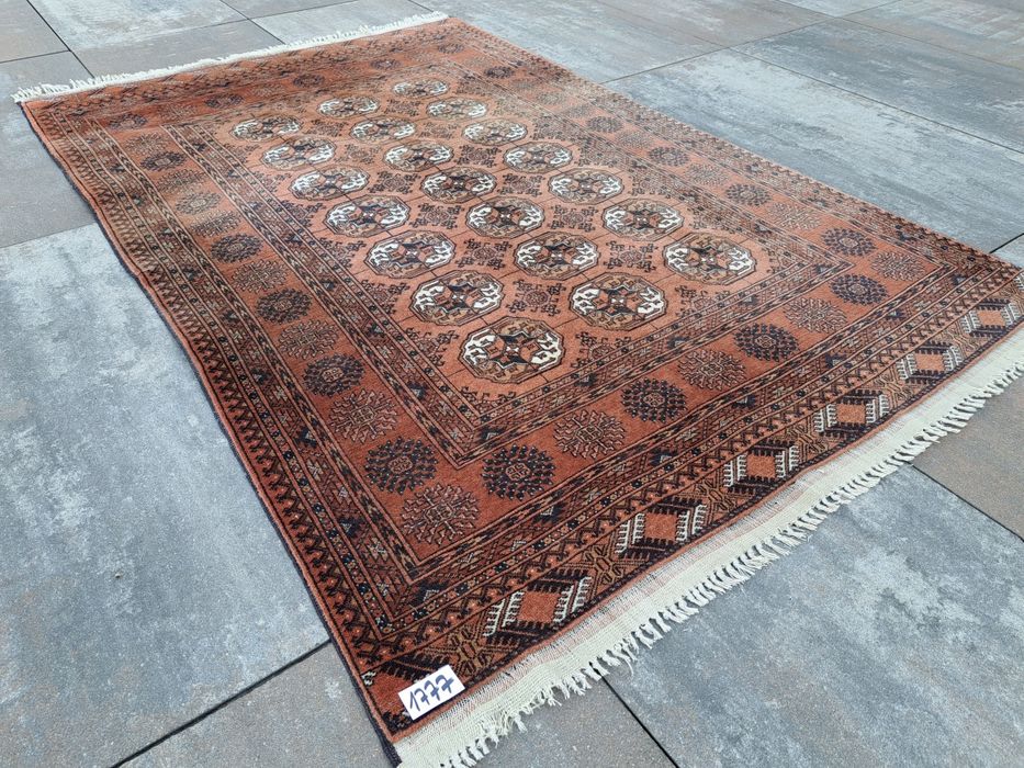 Ekskluzywny dywan afgański Buchara – ręcznie tkany | 120 × 190 cm | klasyka orientu
