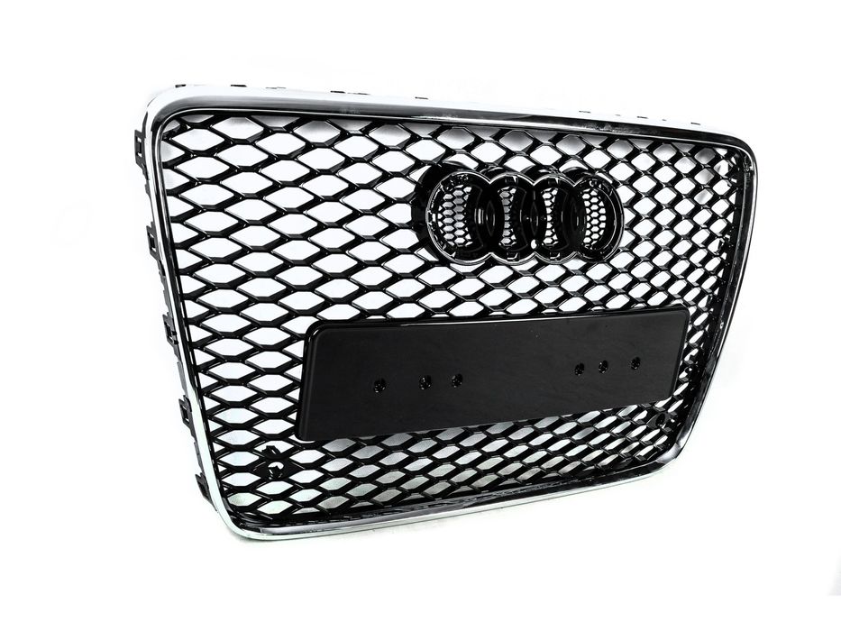 Audi Q7 2005-2015 рр. Передня решітка RSQ-Style (чорна з хромом)