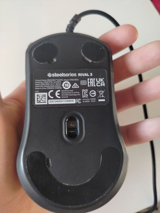 Czarna myszka steelseries