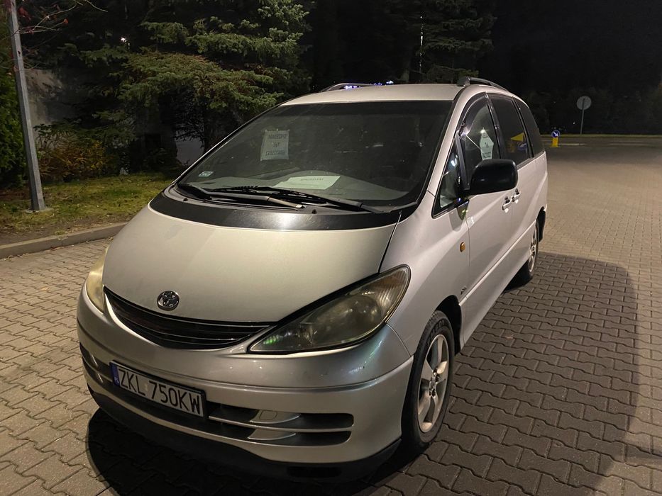 Toyota Previa 6 os., skóra, 2,0 diesel manual, tempomat, 290.tys.km