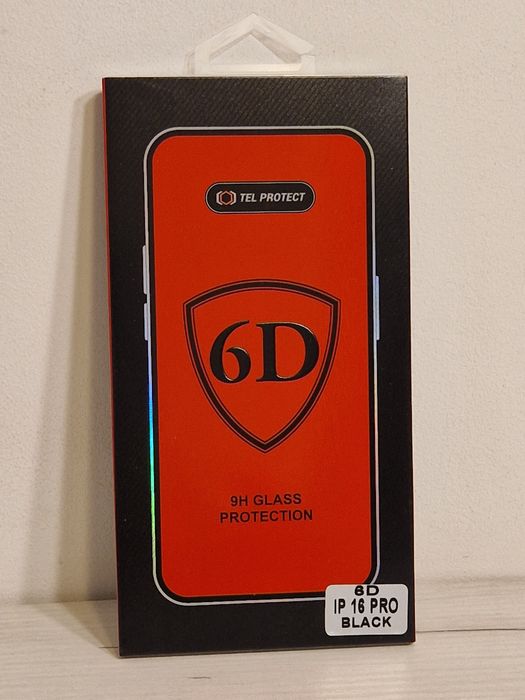 Hartowane szkło Full Glue 6D IPHONE 16 PRO / IPHONE 17