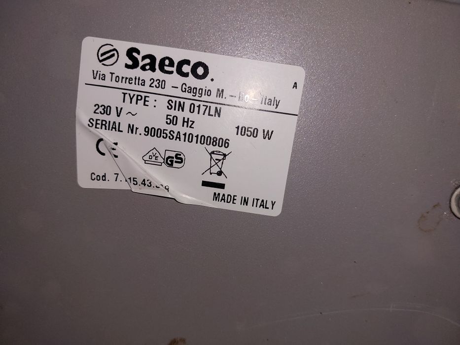 Do sprzedania ekspress Saeco kolbowy i ekspres przelewowy Bosch