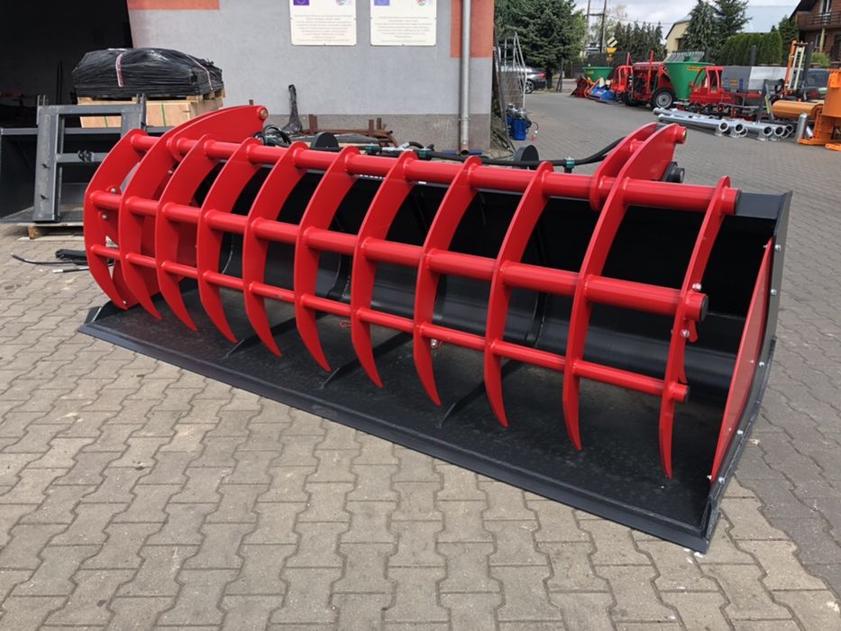 Szuflo KROKODYL MAX Zęby WYPALANE igła widły do obornika euro JCB CAT