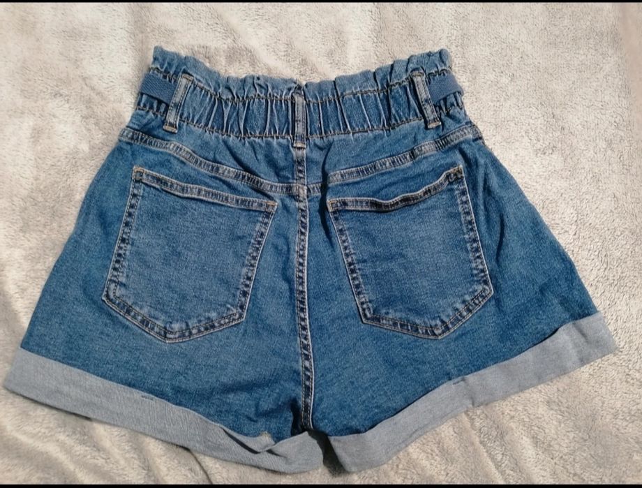 Sinsay szorty wysoki stan jeans 38