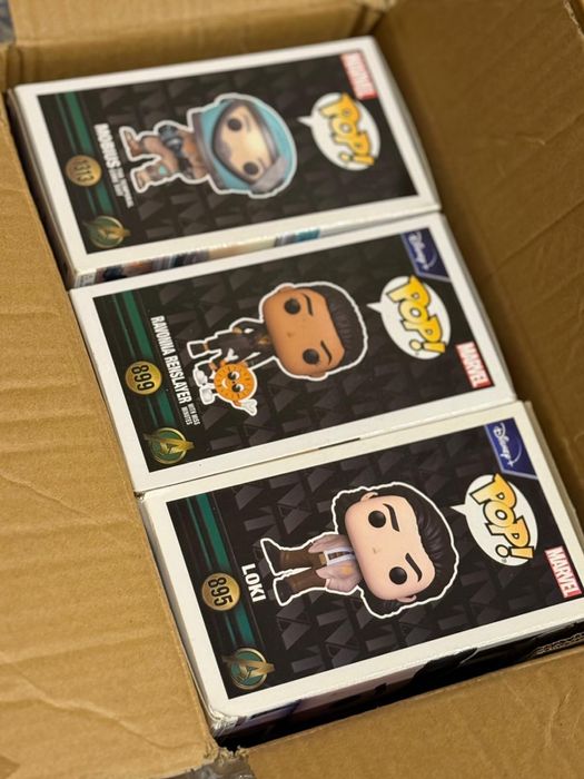 Lote funko pop! Loki 3 figuras