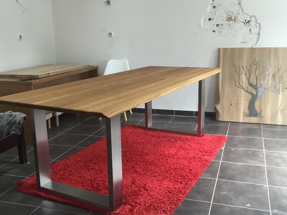 Blat dębowy 200 cm na 100