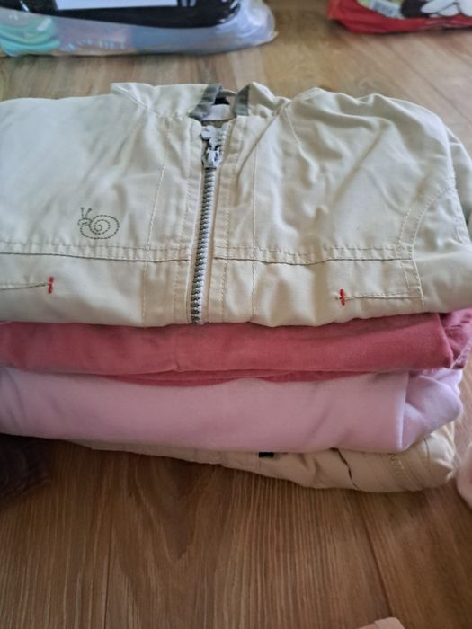 Mega paka ubrań dziewczynka 56/62 i 74 cm 43 sztuki