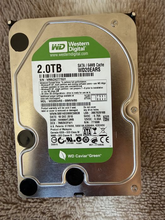 Dysk twardy 2 TB
