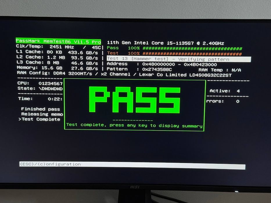 Pamięć RAM Lexar DDR4 SO-DIMM Kit 16GB (2x8GB) 3200MHz CL22