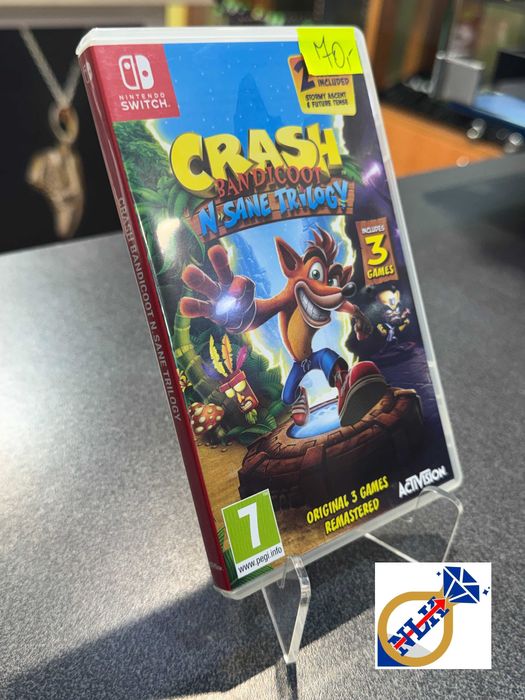 Grę na Nintendo Switch crash bandicoot n.sane trilogy  Możliwa Wysyłka