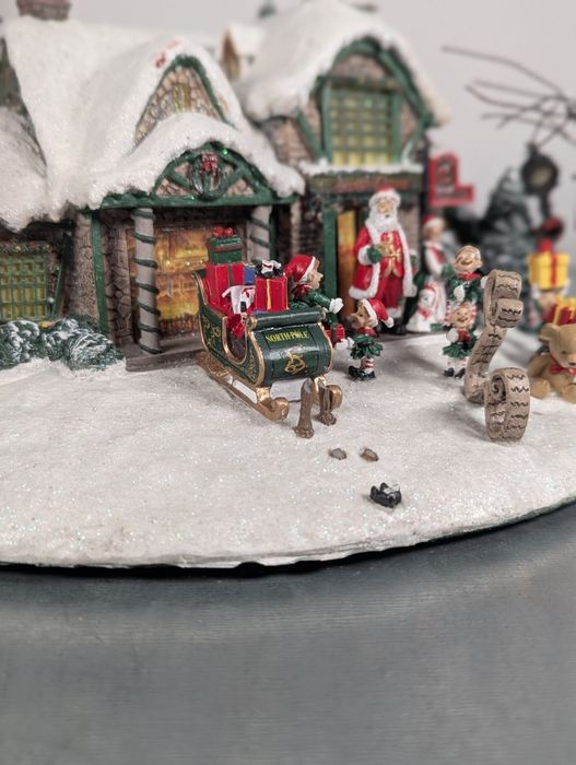 Warsztat Mikołaja Thomas Kinkade świąteczna dekoracja na święta