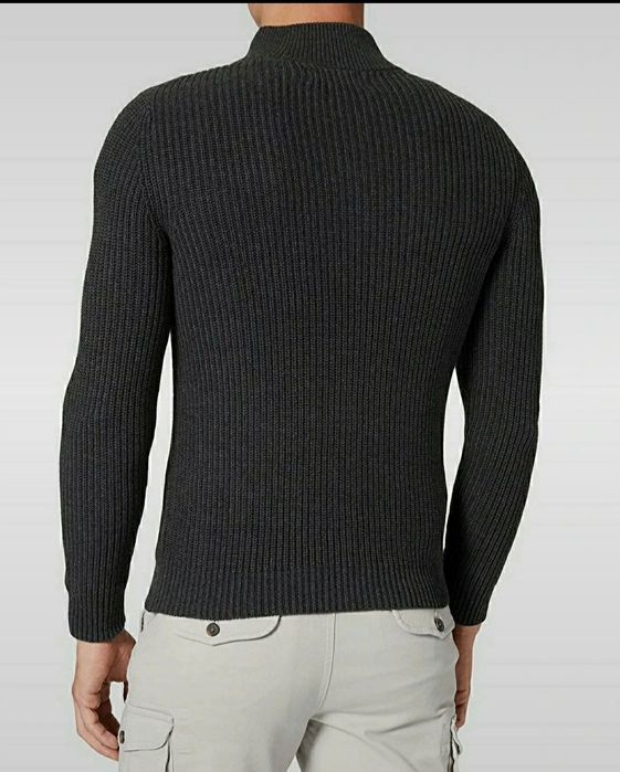 Nowy szary sweter bawełna 100% Meraki rozmiar L