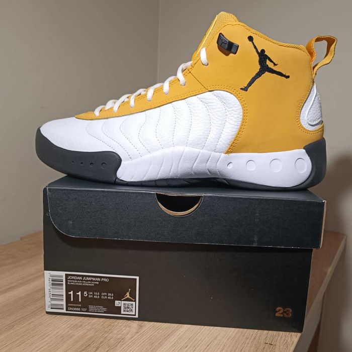 Jordan Jumpman Pro r. 45,5 (29,5 cm) White/Black-Yellow Ochre
