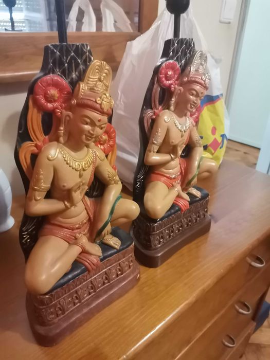 Artigos decoração asiáticos e Affricanos