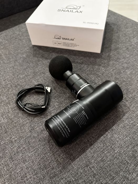 Перкусійний  Міні-масажер пістолет Snailax SL-499