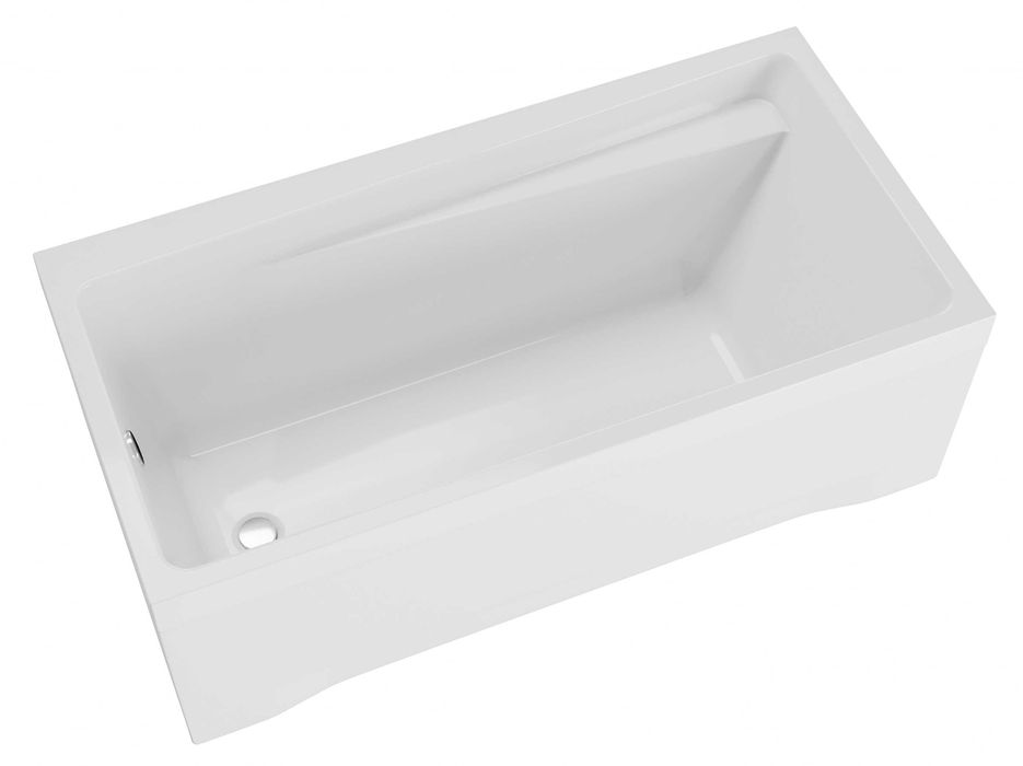 Wanna prostokątna 140x70 ELZA Z PÓŁKĄ POLIMAT do zabudowy